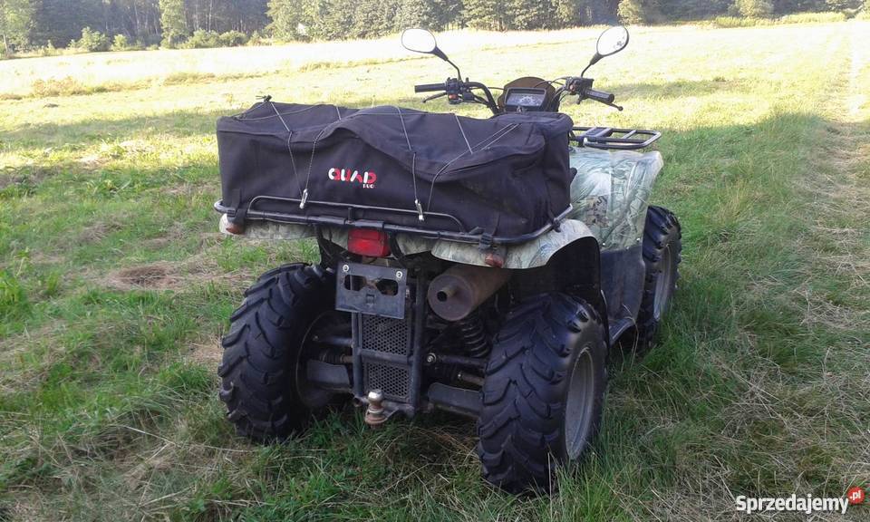 QUAD PRZEPRAWOWY KAZUMA JAGUAR 500 wygląd Yamaha czterosuwowy Krzeszów