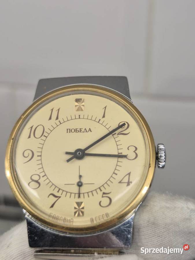 Zegarek mechaniczny Pobeda Męskie śląskie sprzedam