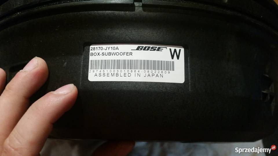 subwoofer bose wkładany w koło zapasowe Kraków