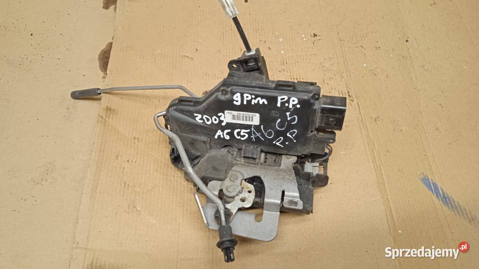 AUDI A6 C5 ZAMEK DRZWI PRZÓD PRAWY 9PIN EU Zbierkowo