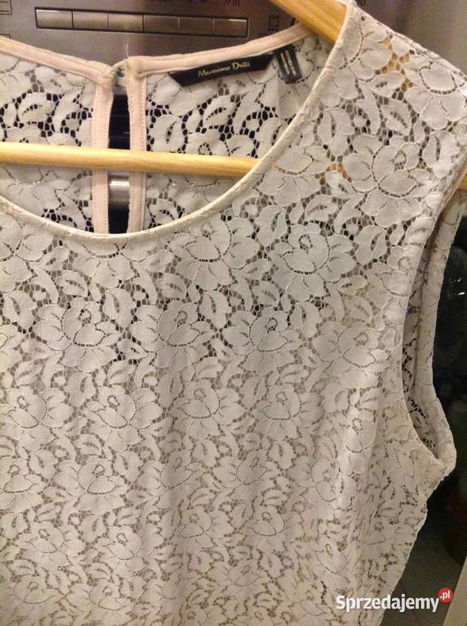 Sukienka Koronkowa Damska MASSIMO DUTTI S j Nowa lubuskie Nowa Sól