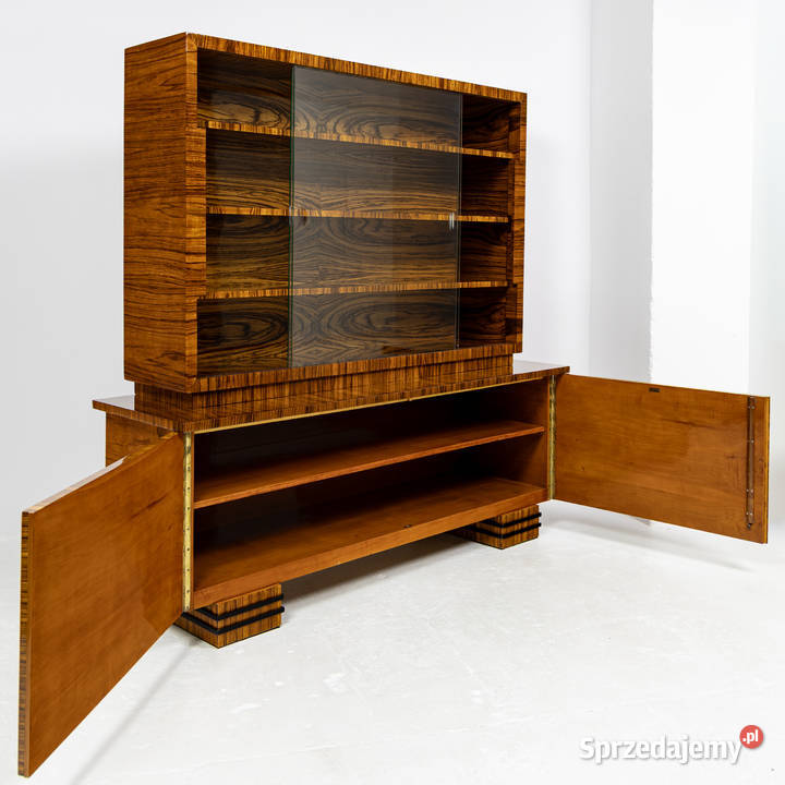 Biblioteka witryna palisander Art Deco S Łojek Łowęcin