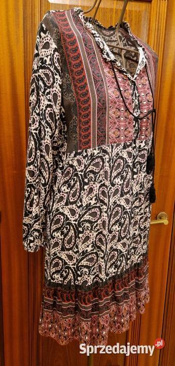 TUNIKA włoska marki Moose styl indyjski Inny wzór lubelskie Lublin sprzedam