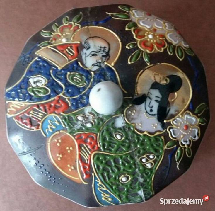 Antyk Pudełko na Biżuterię Satsuma Okres Meiji pomorskie Gdańsk sprzedam