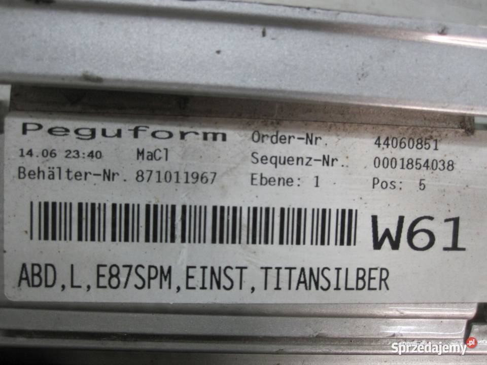 BMW E81 E87 LIFT 07r listwa progowa lewa sprzedam