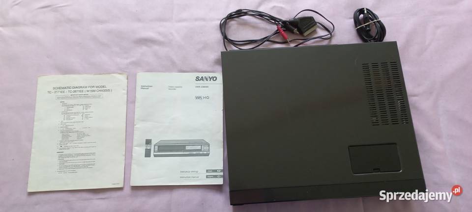 Videorecorder Sanyo VHR2350 EE Elektronika pomorskie Trąbki Wielkie