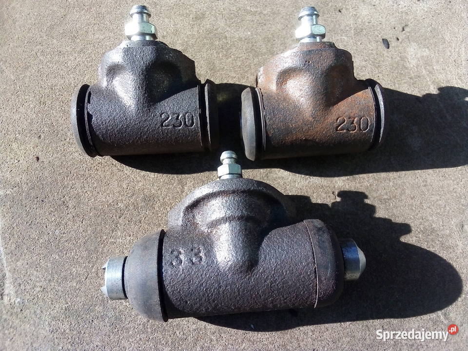 Cylinderki hamulcowe symbol 230 i 33 Leszno sprzedam