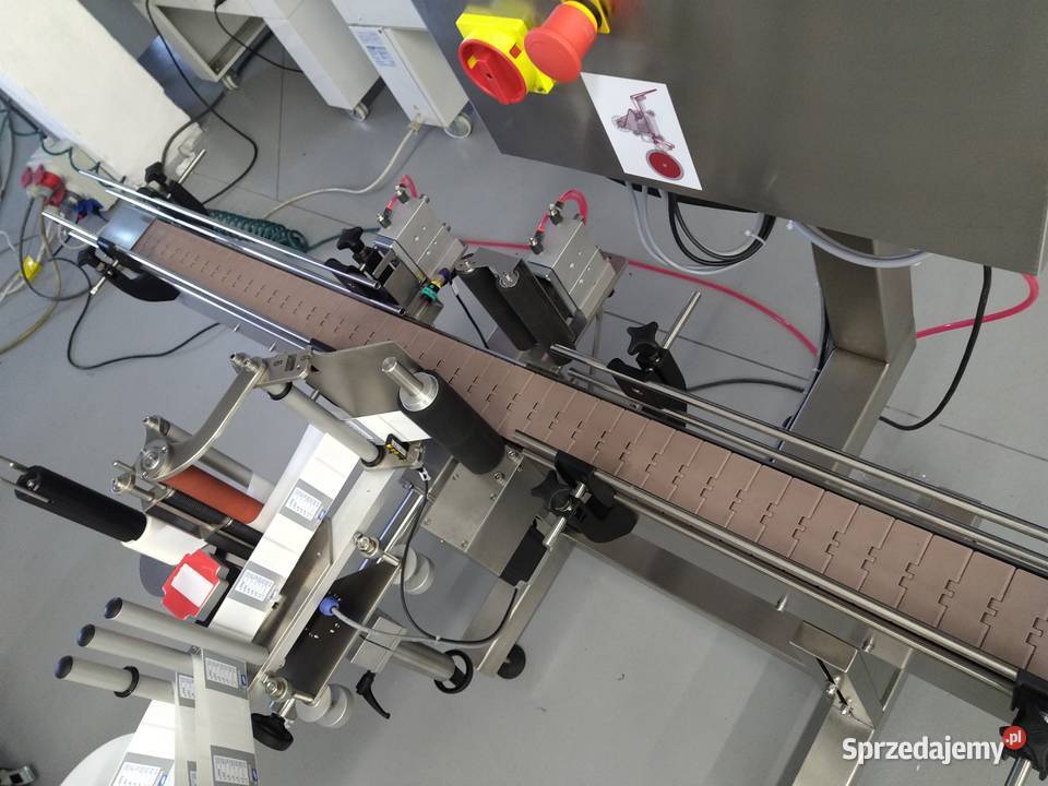 Przemysłowa etykieciarka nowa okrągłe Poznań sprzedam