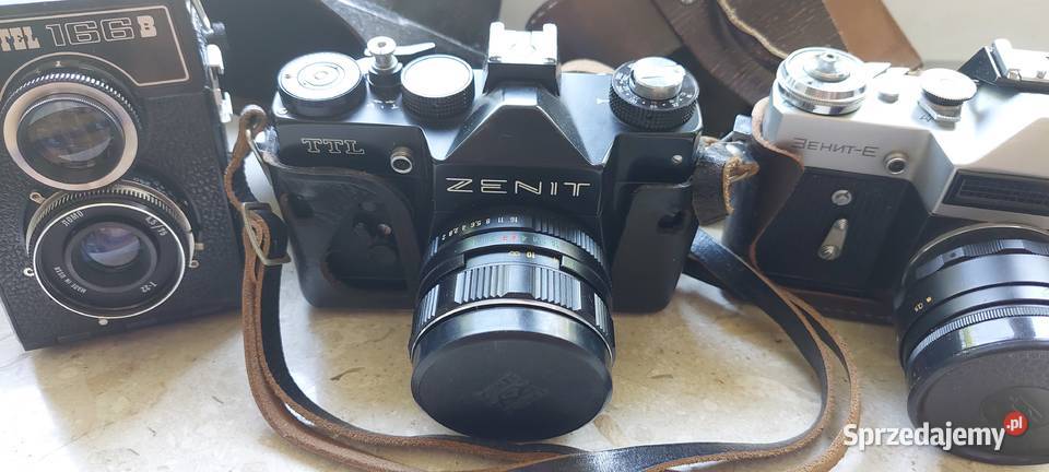 Aparaty Canon Zenit Halina Lubitel Polaroid Aparaty sprzedam