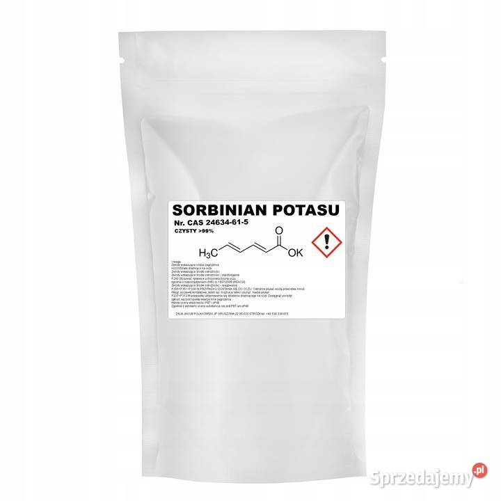 Sorbinian Potasu P Sorbate Czysty 99 100g Łódź