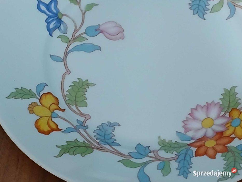 Zestaw 6 przedwojennych talerzyków deserowych Porcelana i szkło małopolskie Kraków