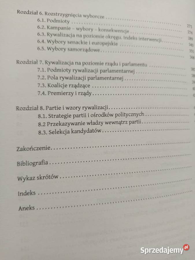 Rafał Matyja Rywalizacja polityczna w Polsce Książki i Podręczniki Serock sprzedam