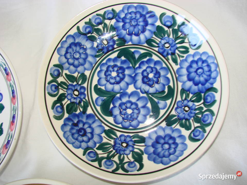 Koło fajansowy talerz PRL Pruszcz Gdański