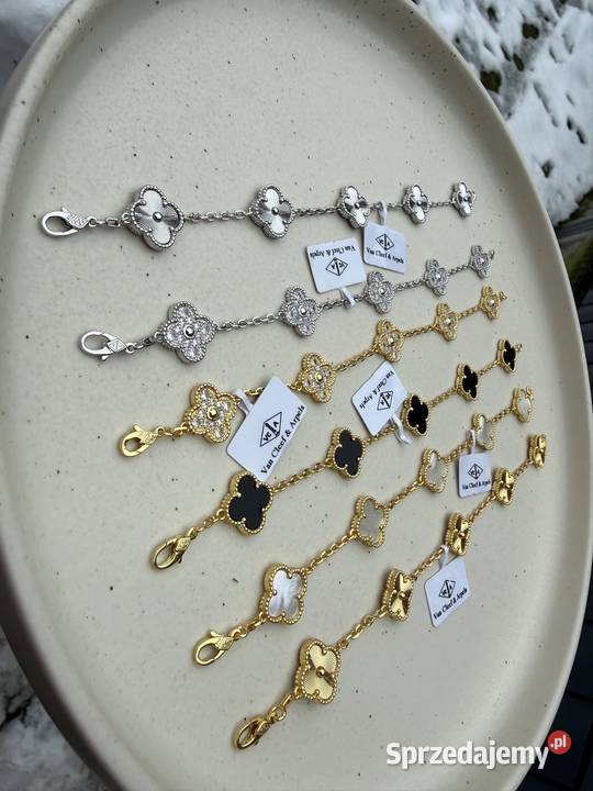 Bransoletka kolczyki premium na van Cleef arpels Zegarki i Biżuteria Warszawa