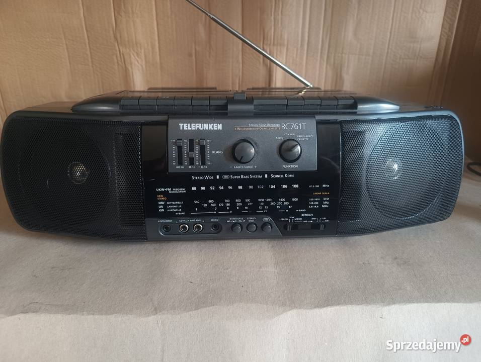 Radiomagnetofon TELEFUNKEN RC 61T Klasyk w podkarpackie Przeworsk sprzedam