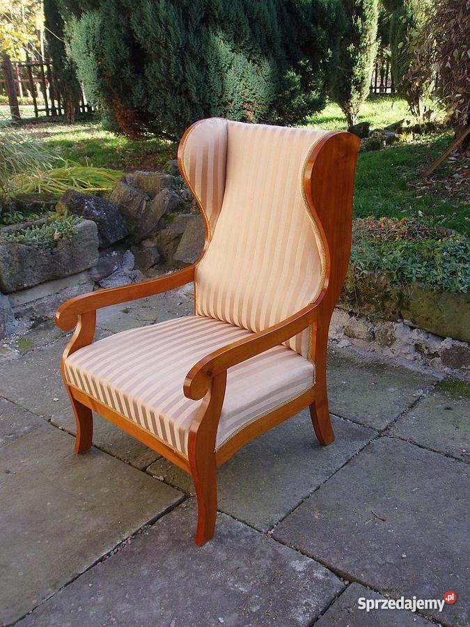 Fotel Uszak Biedermeier Proboszczów