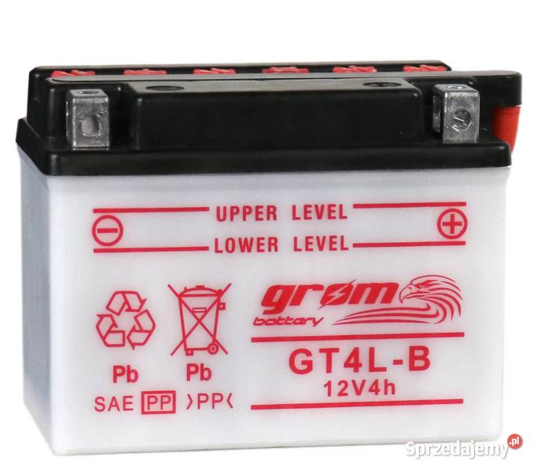 Akumulator motocyklowy GROM YB5LB 12V 5Ah 80A P