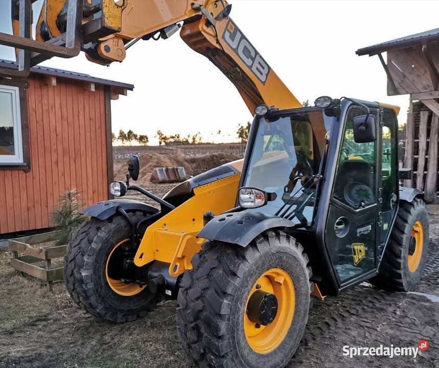 Ładowarka Teleskopowa JCB 52758 widły łyżka 14r Rok produkcji 2014 Dźwigi, podnośniki pomorskie Rytel