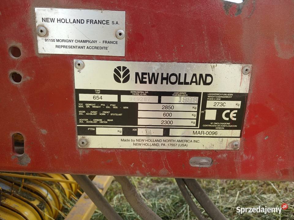 HOLLAND 654 REMONCIE NOWE ŁOŻYSKA I ZĘBATKI