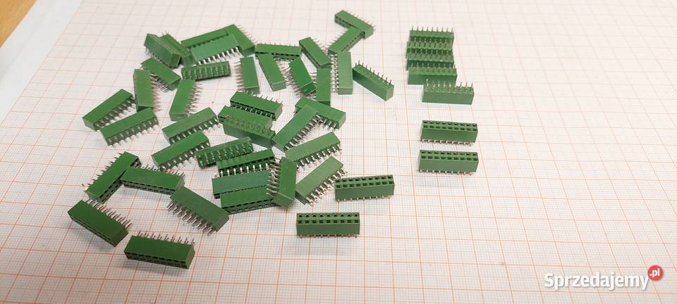 Gniazdo kołkowe żeńskie 18PIN 2x9 NOWE 48 A734 Czechowice-Dziedzice sprzedam