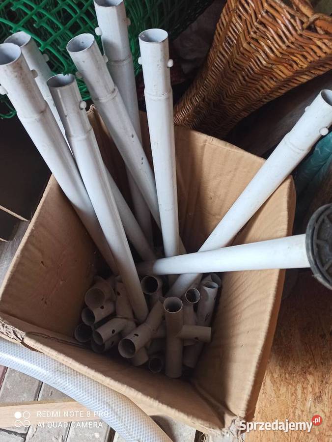 Rurki do basenu stelaż łączniki Będzino sprzedam