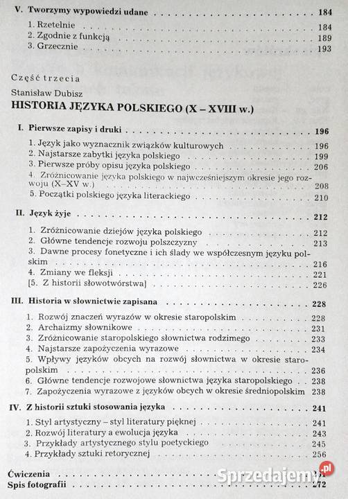Język i my 1 Język polski S Dubisz M Nagajowa lubelskie Chełm sprzedam