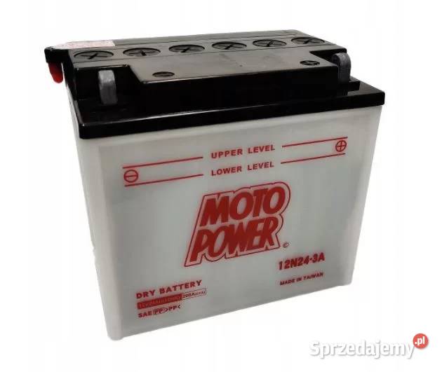 Akumulator motocyklowy MotoPower 12N243A 12V Łódź sprzedam