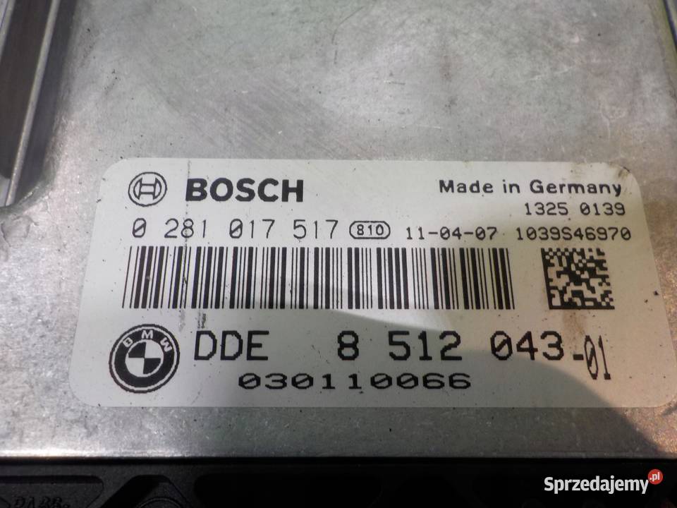 BMW 3 E90 LIFT 20 D 11r sterownik komputer Suków