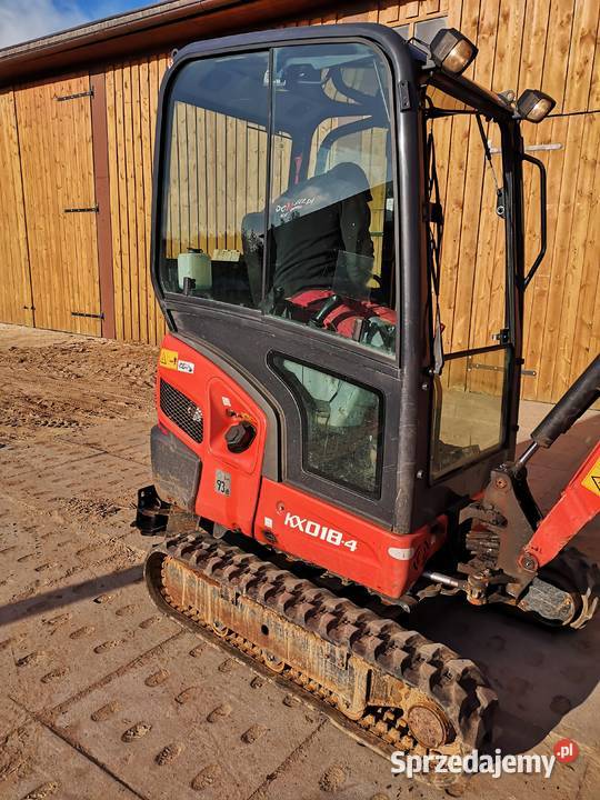 Minikoparka Kubota KX 0184 I właściciel Salon pomorskie Rytel