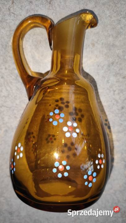 DZBANEK SZKLANY lata PRL