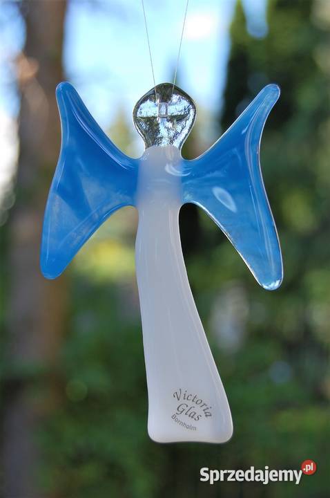 Anioł aniołek witraż Bornholm Dania szkło Lublin