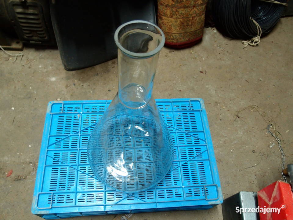 Kolba stożkowa 10000 ml Erlenmeyera wąska szyja Łódź