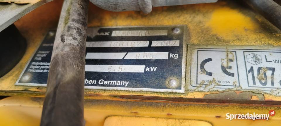 Walec bębnowy JCB Vibro vmd 80 800 silnik hatz Namysłów