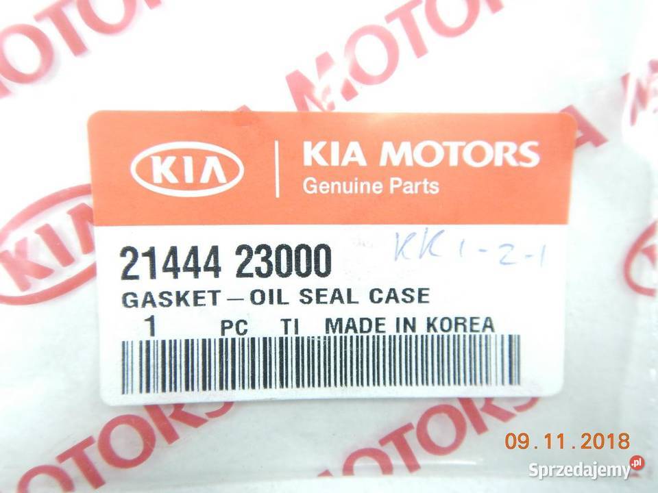 USZCZELKA PODSTAWY USZCZELNIACZ OLEJU KIA SOUL osobowe sprzedam