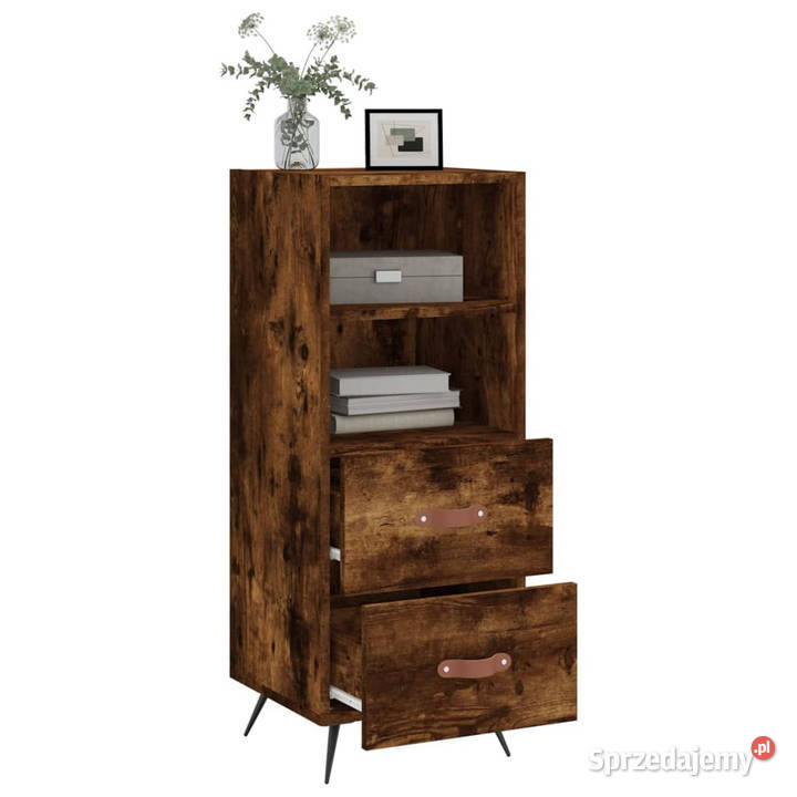 Szafka przydymiony dąb 345x34x90 materiał