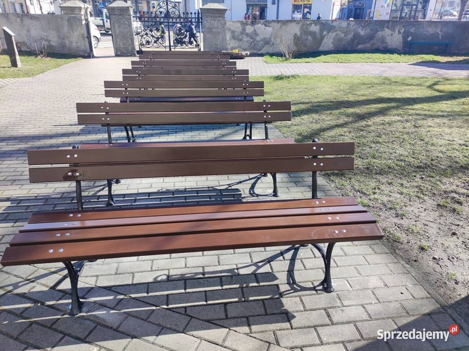 Ławka królewska parkowa miejska uliczna ogrodowa Meble ogrodowe mazowieckie Warszawa