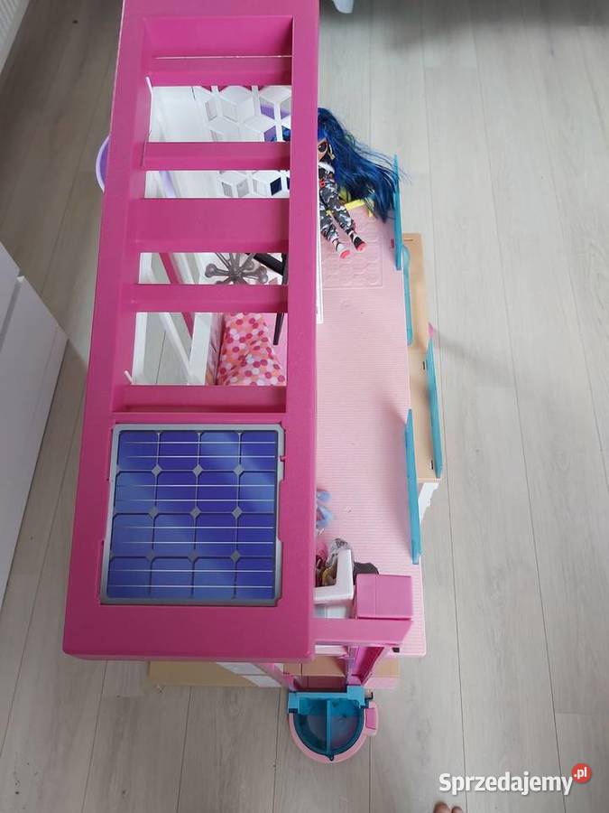 Domek lalek Barbie duży winda zjeżdżalnia basen Szczecin sprzedam