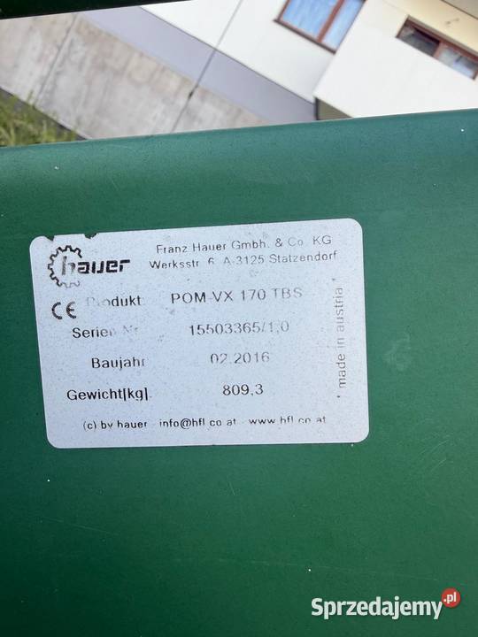 Ładowacz HAUER POMVX 170 TBS TopBlock 2016 Źródła