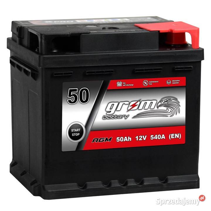 Akumulator GROM AGM STARTSTOP 50Ah 540A Prawy sprzedam