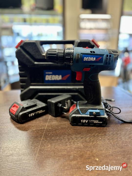 Wkrętarka Dedra zasilanie akumulatorowe 18 V Wiertarki i wkrętarki