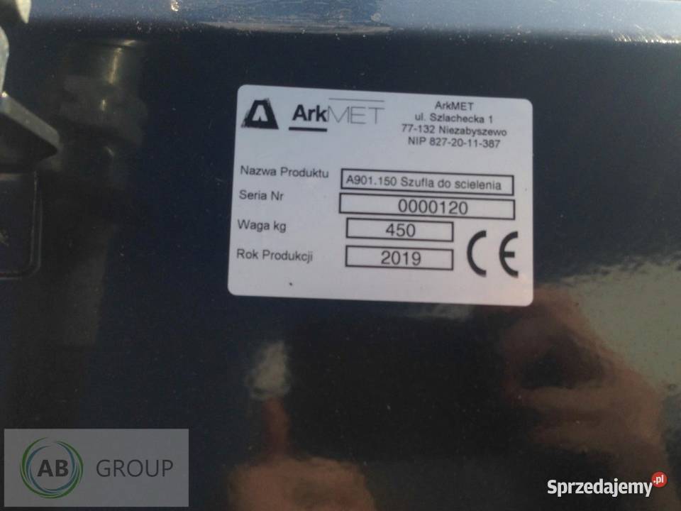 ArkMET Szufla do Ścielenia A901150 171m Rzędziany sprzedam