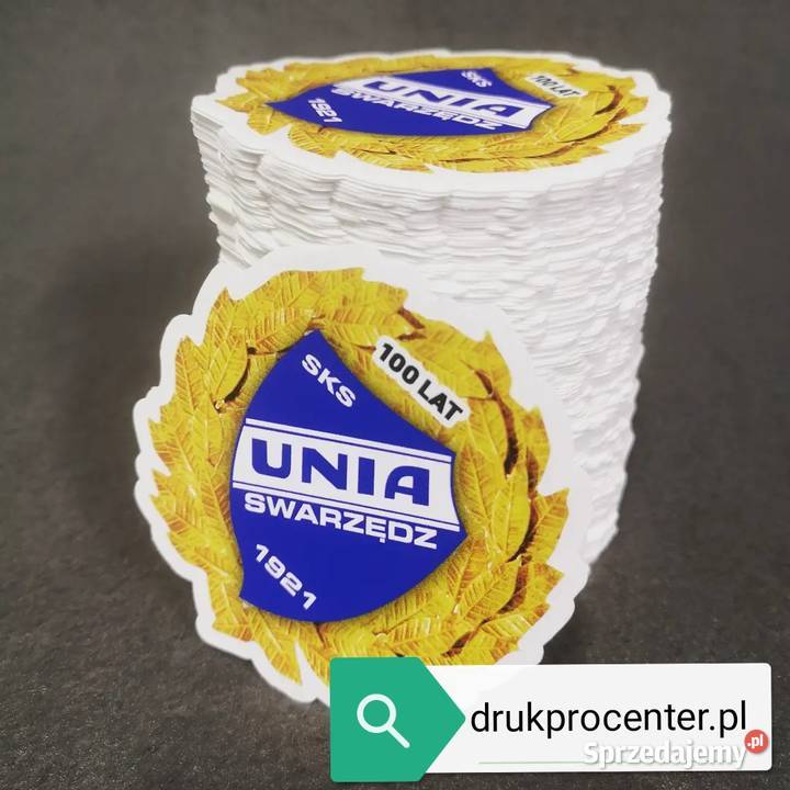 Vlepki naklejki etykiety na folii samoprzylepnej Produkcja mazowieckie