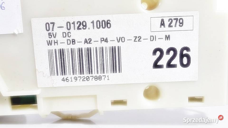 Moduł sterowania do zmywarki Whirpool ADG9553WHM Części i Akcesoria