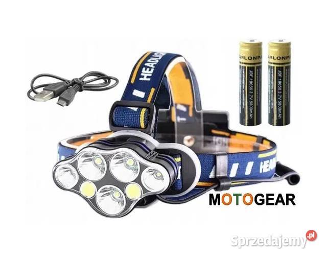 N12 Latarka czołowa 7 LED Dioda 7 x LED CREE T6 Zabrze
