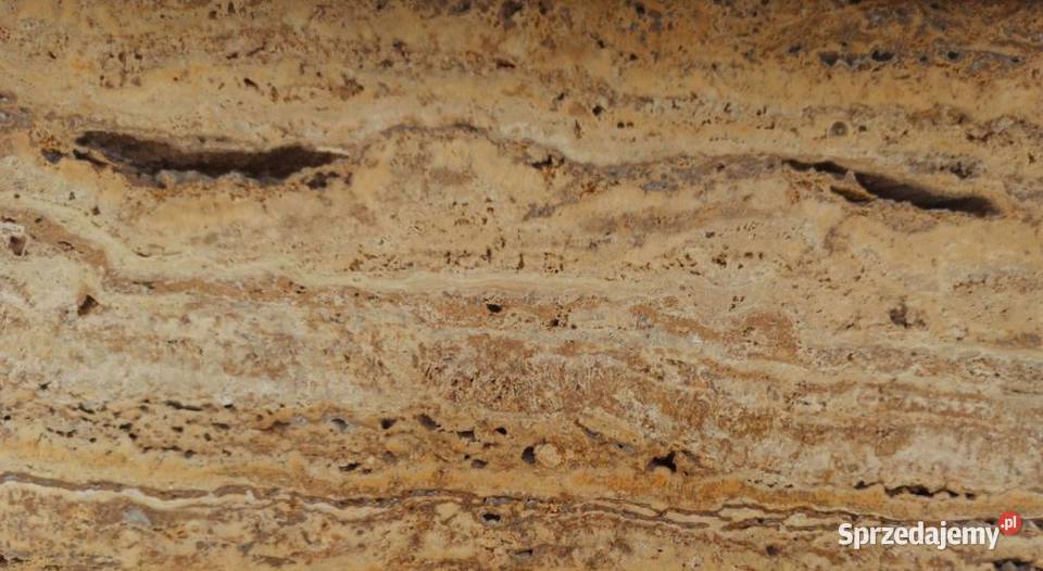 Płytki z trawertynu Gold poler Płytki podłogowe Warszawa sprzedam