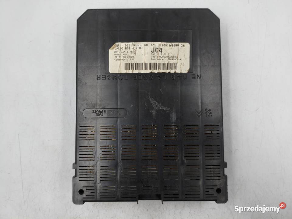 Sterownik Silnika Peugeot 307 20 HDI RHY mazowieckie Wyszków