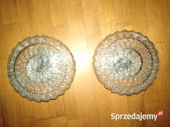 Klosze do plafonu POLAM 3 klosze PRL szkło