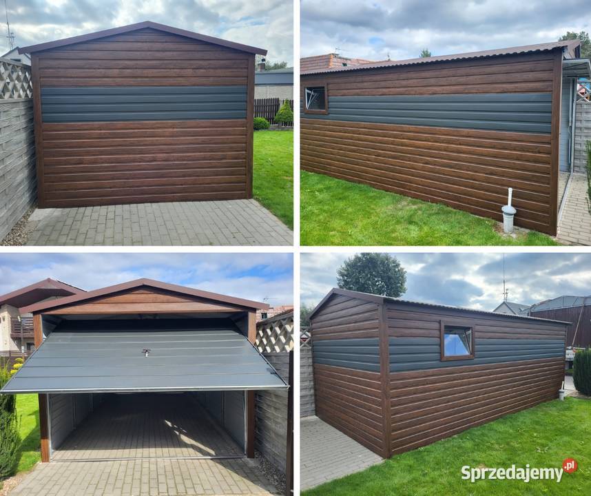 Nowoczesny Garaż Blaszany 3x5m Darmowy Montaż Sprzedaż Wrocław