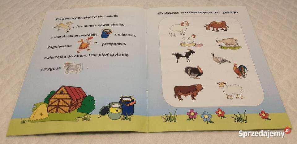 Na wiejskim podwórku historyjki z nalepkami 3 Rok wydania 2018 Książki dla dzieci Czeladź
