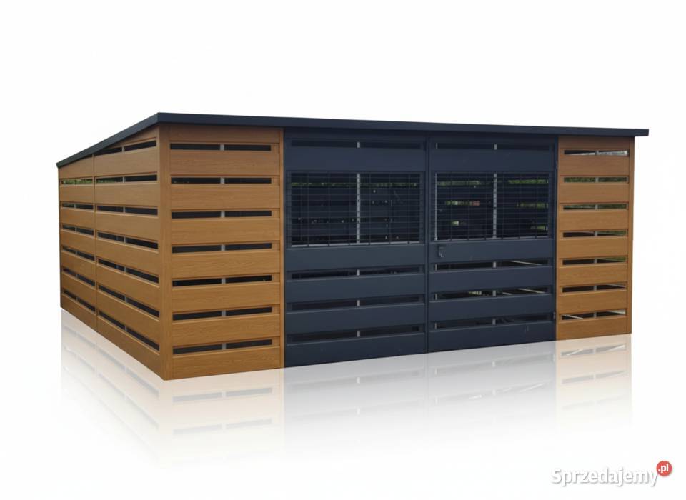 Wiata Śmietnikowa 53 m Drewnopodobna Spad na tył Kraków